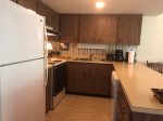 Fully equipped kitchen with regular coffee maker and blender